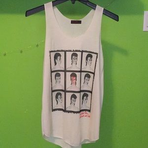 ⚡️Graphic David Bowie tank top✨